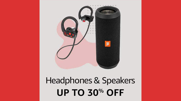 Up To 30% Off On Headphones And Speakers