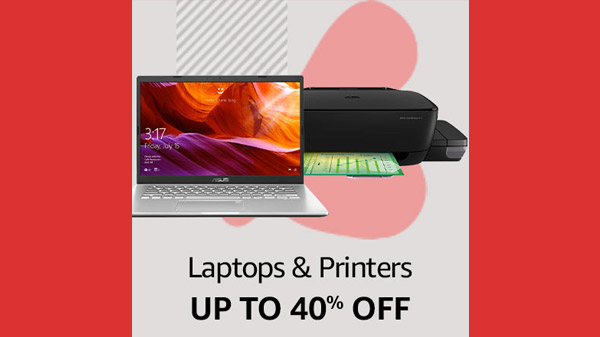 Up To 40% Off On Laptops And Printers