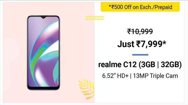18% Off On Realme C12