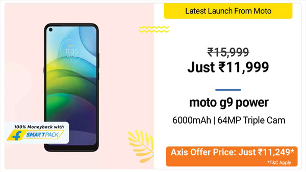 25% Off On Motorola G9 Power