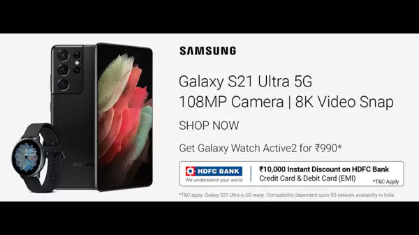 Samsung Galaxy S21 Ultra (17% Off)