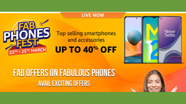 Amazon Fab Phones Fest March 2021 Edition Started