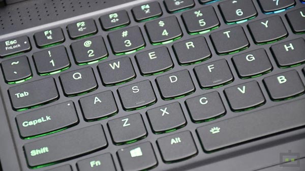 Lenovo Legion 7i: Keyboard And Trackpad
