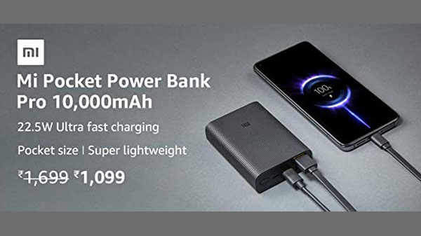 Mi Power Bank Starting From Rs. 1,099