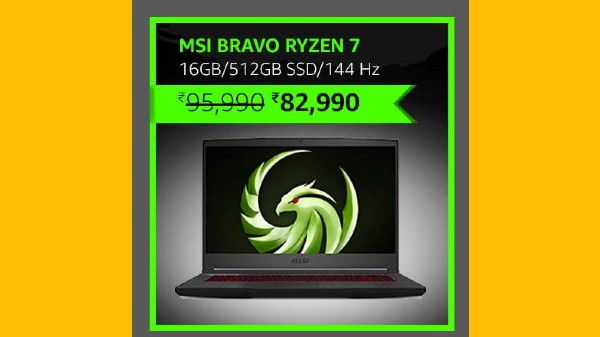 MSI Bravo 15 Ryzen 7 (14% Off)