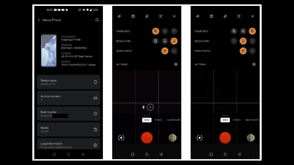 OnePlus 9 Pro Key Specifications Revealed: 8K 30fps Recording Support