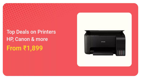 Printers Start From Rs. 1,899