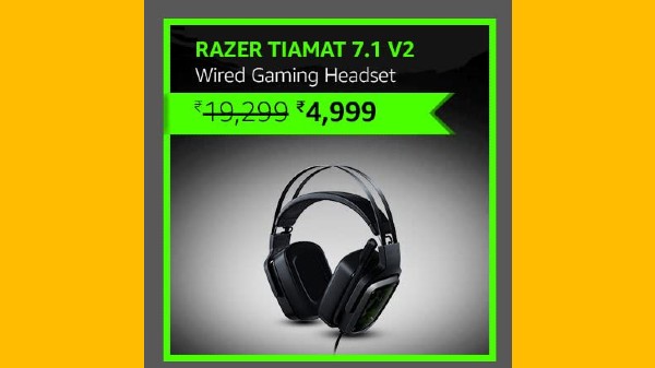 Razer Tiamat 7.1 V2 True 7.1 Surround Sound Wired Gaming Headset