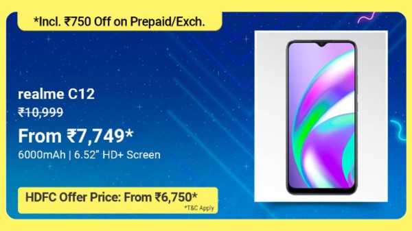 Realme C12 (22% Off)