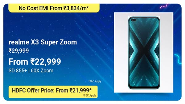 Realme X3 Superzoom (21% off)