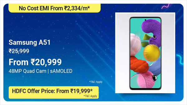 Samsung Galaxy A51 (19% Off)