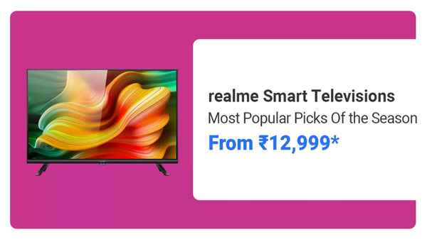 Up To 21% Off On Realme TVs