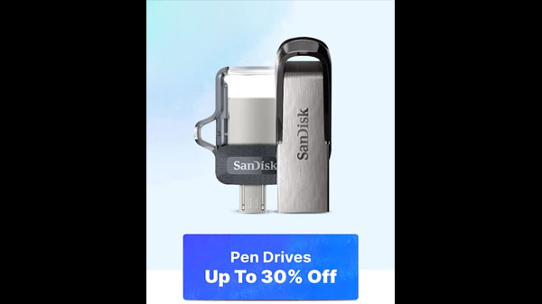 Up To 30% Off On Pen Drives