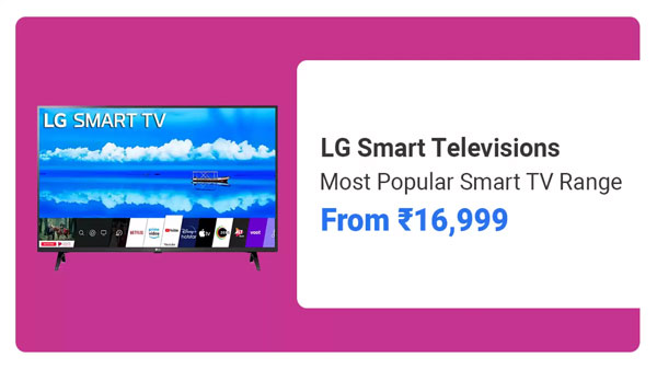 Up To 40% Off On LG TVs
