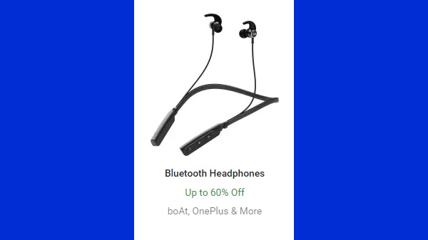 Up to 60% Off On Bluetooth Headphones