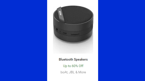 Up to 60% Off On Bluetooth Speakers