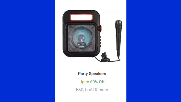 Up to 60% Off On Party Speakers