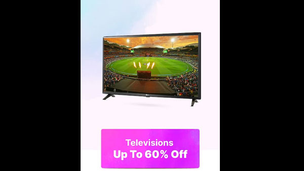 Up To 60% Off On Television