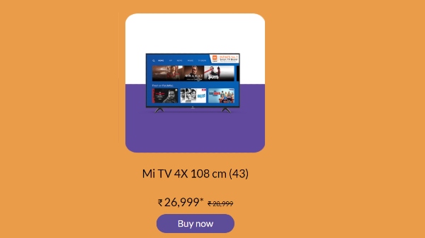 Mi TV 4X 108 cm (43)