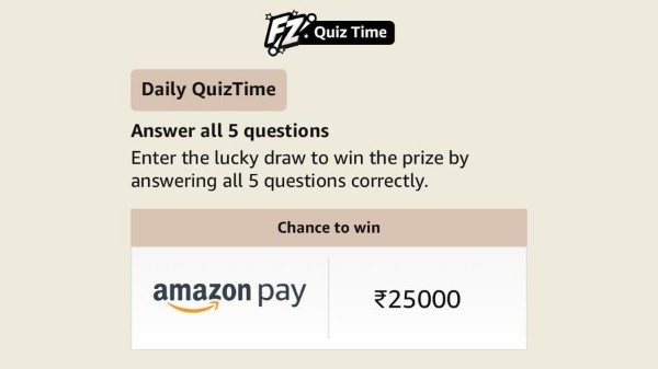 Amazon Quiz Answers For April 23 Amazon Quiz Answers For April 23