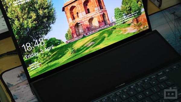 Asus ZenBook Duo UX482 Primary Display: Touch Screen Is An Added Advantage