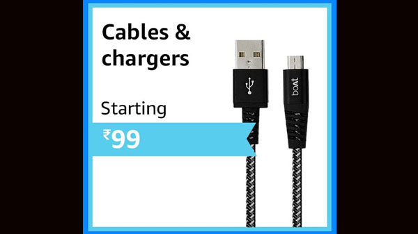 Cable And Charging Starting At Rs. 99