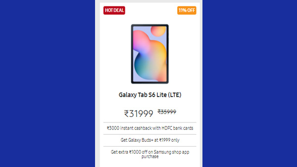 Samsung Galaxy Tab S6 Lite (LTE)