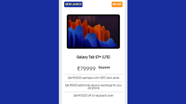 Samsung Galaxy Tab S7+ (LTE) 