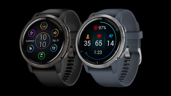 Garmin Venu 2 and Venu 2S GPS smartwatches