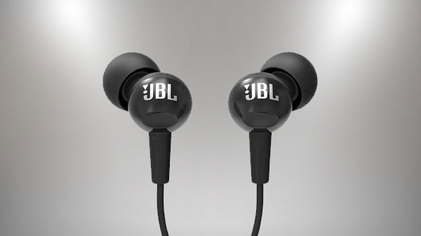 JBL C100SI In-Ear Deep Bass Headphones with Mic (Black)
