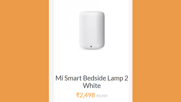 Mi Smart Bedside Lamp 2 White
