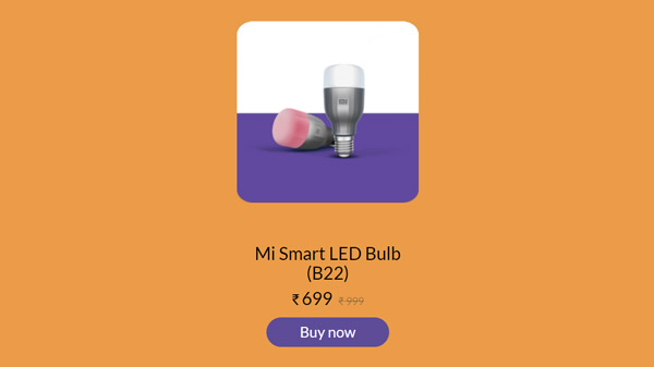 Mi Smart LED Bulb (B22)