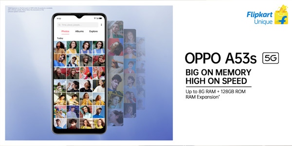 OPPO A53s 5G Marks New Era, most affordable 5G phone with 6GB RAM