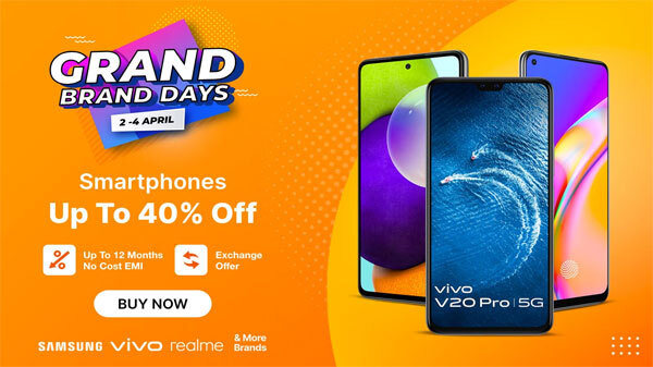 Paytm Mall Grand Brand Days: Up To 40% Off On Smartphones