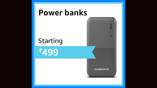 Power Banks Starting At Rs. 499