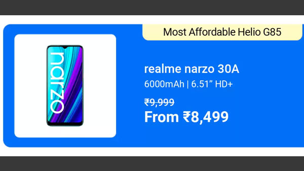 Realme Narzo 30A
