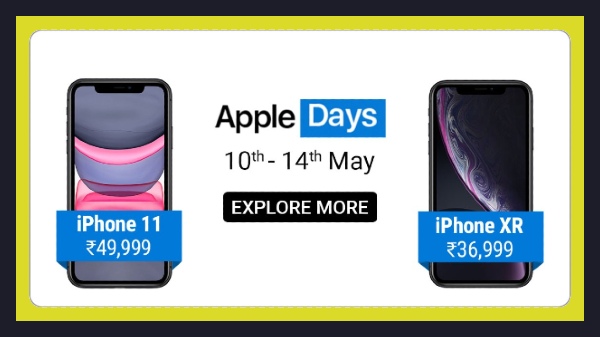 Flipkart Apple Days May 2021 Sale