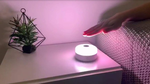 i GEAR Acrylonitrile Butadiene Styrene Night Light Lamp With Gesture Control Sensor, White