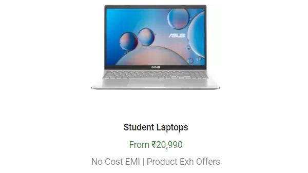 Students Laptops Starts From Rs. 20,990