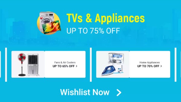 Up To 75% Off On TVs And Appliances