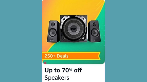 Up To 70% Off On Speakers