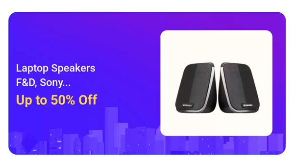 Up To 50% Off On Laptop Speakers