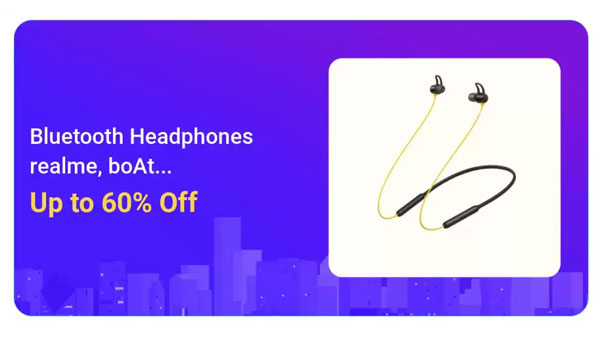 Up To 60% Off On Bluetooth Headphones