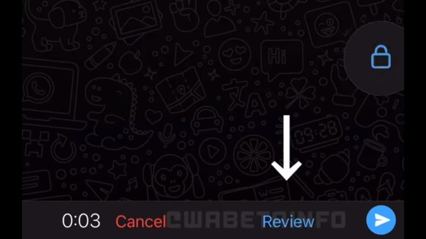 WhatsApp Voice Messages Now Let You Review Recorded Message