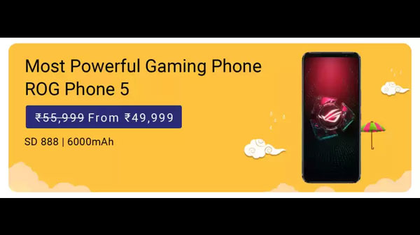 Asus ROG Phone 5 (Black, 128 GB)  (8 GB RAM)