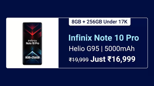 Infinix Note 10 Pro (95° Black, 256 GB)  (8 GB RAM)