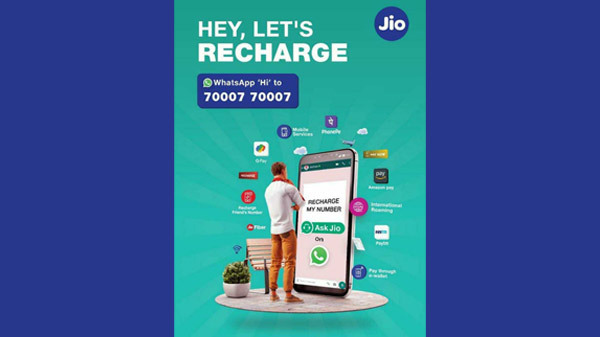 Reliance Jio Offering Recharge Service Via WhatsApp: How To Use Reliance Jio Offering Recharge Service Via WhatsApp: How To Use