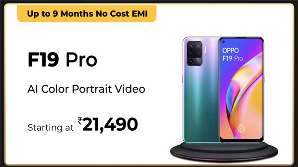 OPPO F19 Pro (Crystal Silver, 256 GB)  (8 GB RAM)