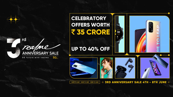 Realme 3rd Anniversary Sale