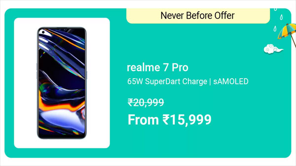 Realme 7 Pro (Mirror Blue, 128 GB) (6 GB RAM)